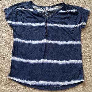 Old Navy Blue and White Top